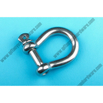 European Type Large Bow Shackle Stainless Steel Rigging